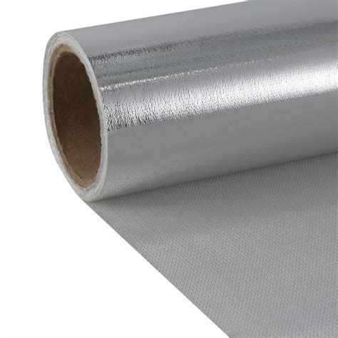 aluminum foil fiberglass fabric|Aluminized fabric, aluminium foil coated fabric .